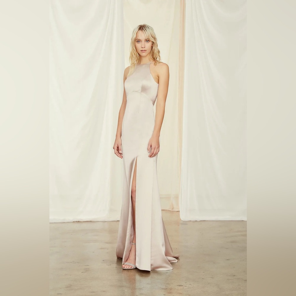 Amsale Imani Bridesmaid Dress in Champagne